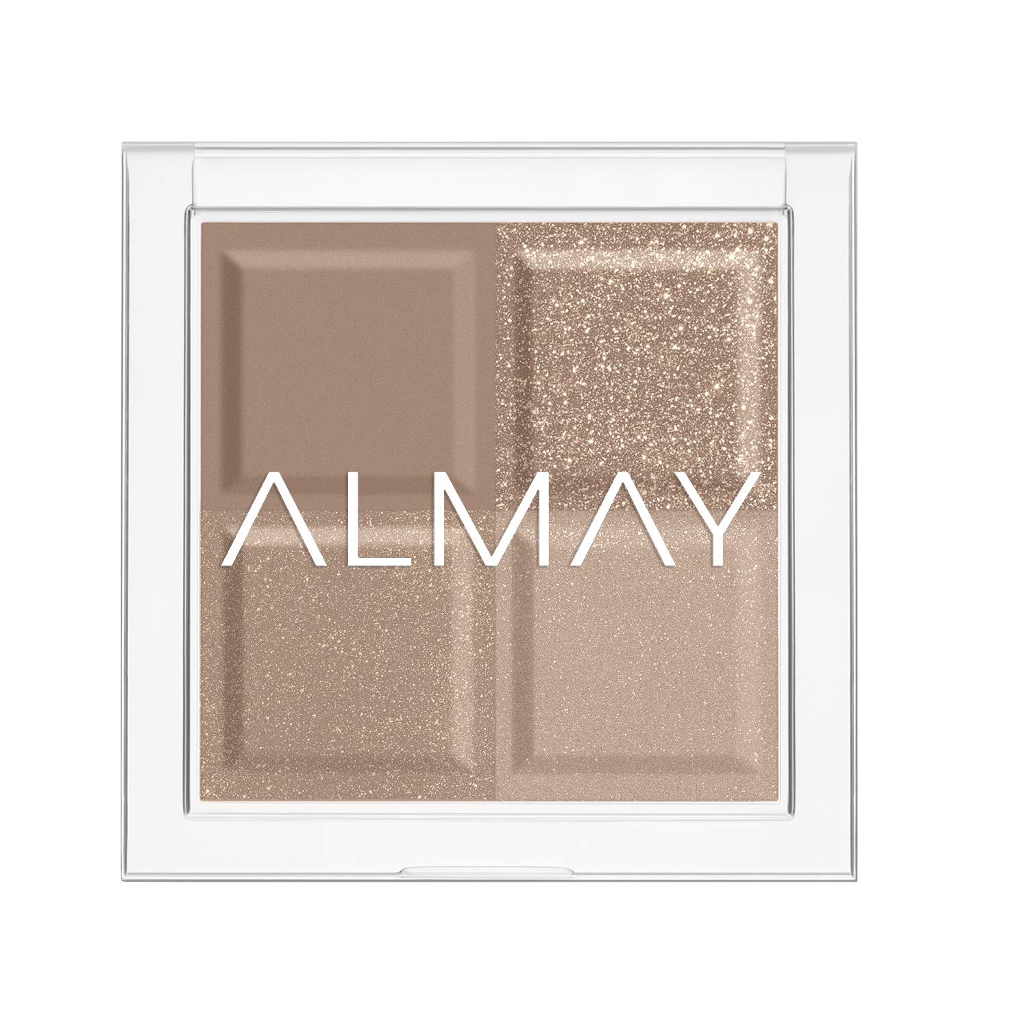 Almay Longlasting Eye Makeup Palette 0.1 Oz - The World Is My Oyster, Matte, Metallic, Satin and Glitter Finish, Hypoall